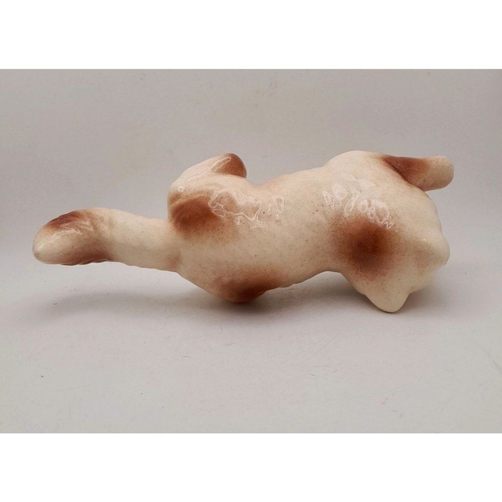 VTG Large Green Eyed Ceramic Cat Figurine - SCUFFED EAR - Nita's Ceramics Ozarks - Picture 3 of 6